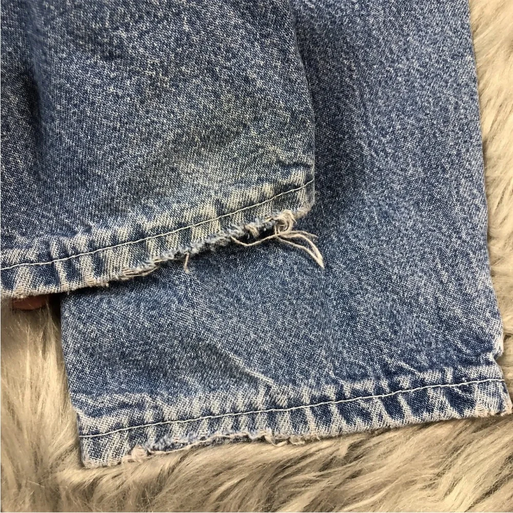 Vintage Oshkosh Bgosh Toddler Made USA Denim Distressed Worn Overalls